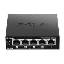D-Link 5-Port Fast Ethernet PoE Unmanaged Desktop Switch DES-1005P