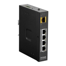 D-Link Industrial Gigabit Unmanaged PoE Switch with SFP slot DIS-100G-5PSW