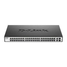 D-Link 48-Port Unmanaged Ethernet Switch with 2 Gigabit Copper/SFP Ports DES-1050G